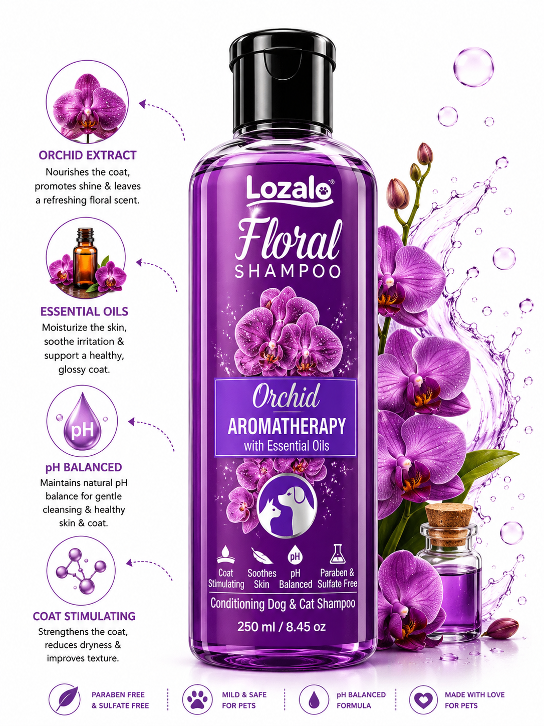 LOZALO DAILY BATH SHAMPOO 250ML