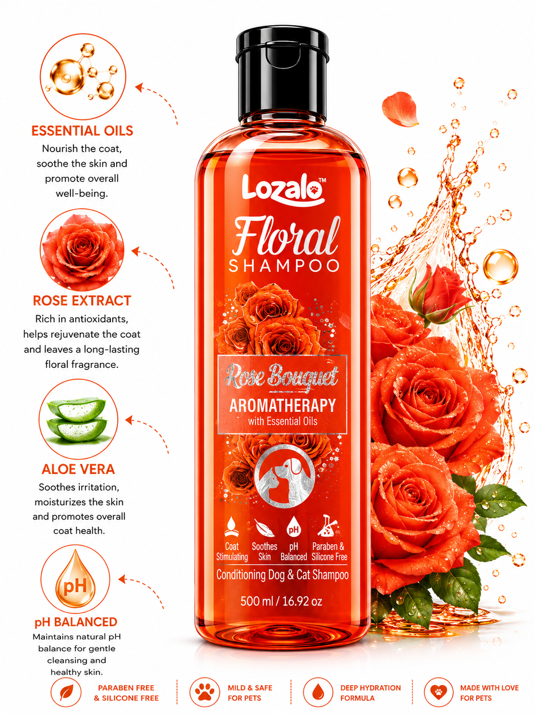 LOZALO DAILY BATH SHAMPOO 500ML