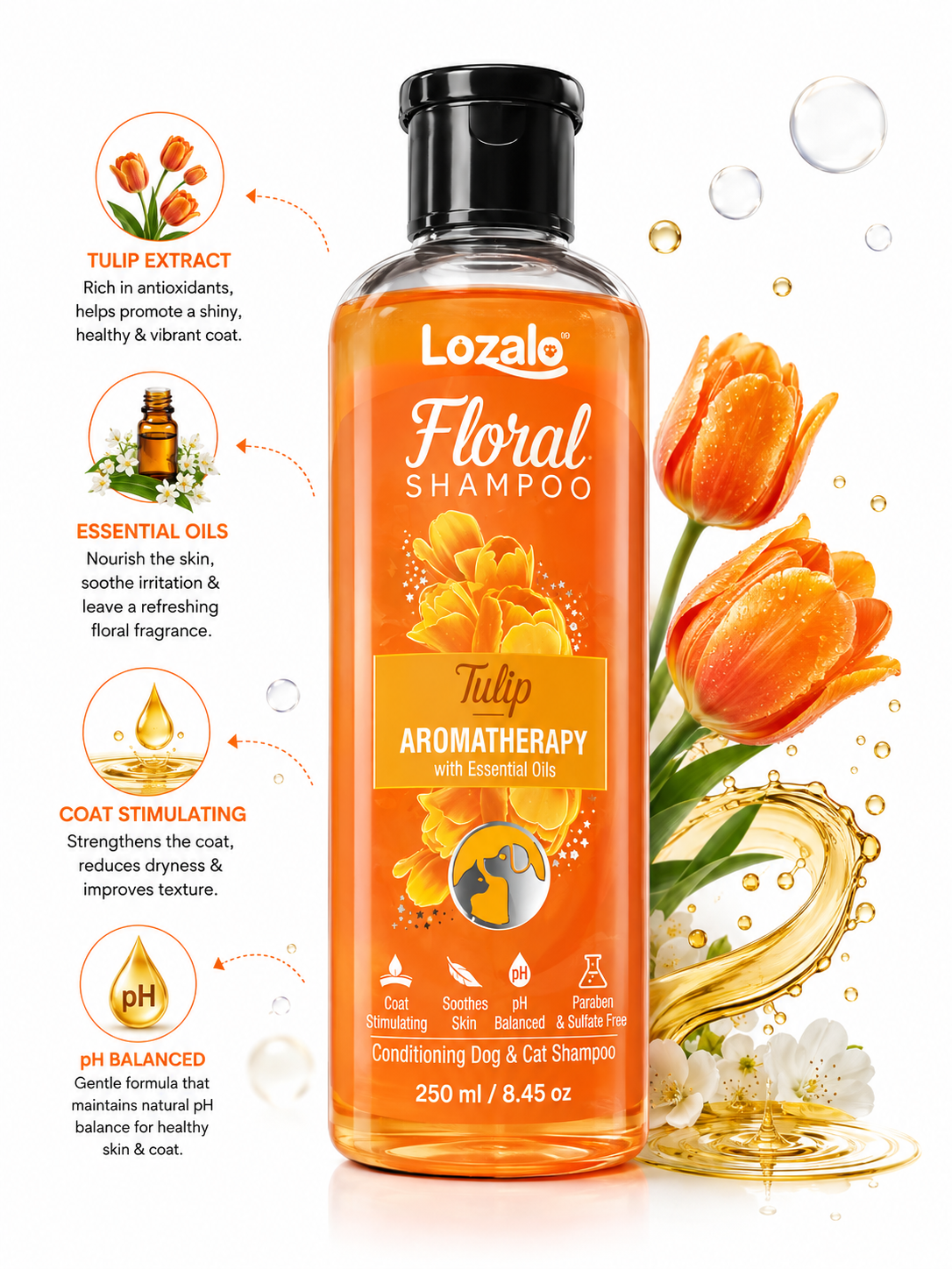 LOZALO DAILY BATH SHAMPOO 250ML