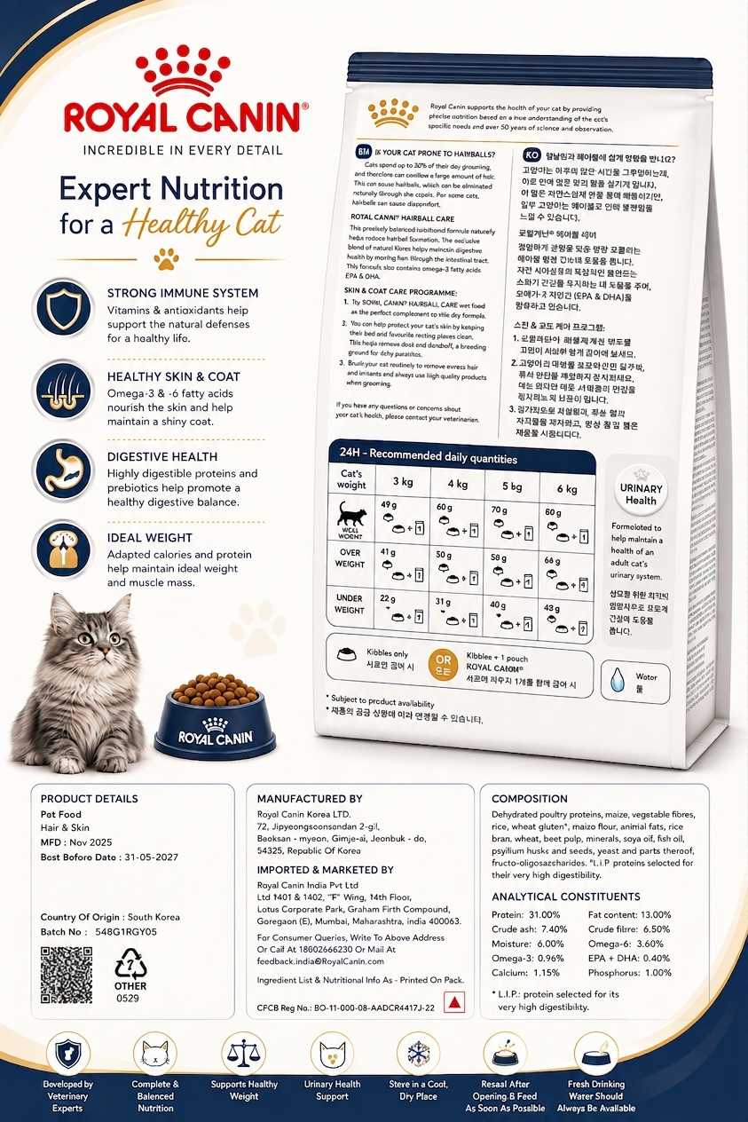 ROYAL CANIN HAIR & SKIN ADULT