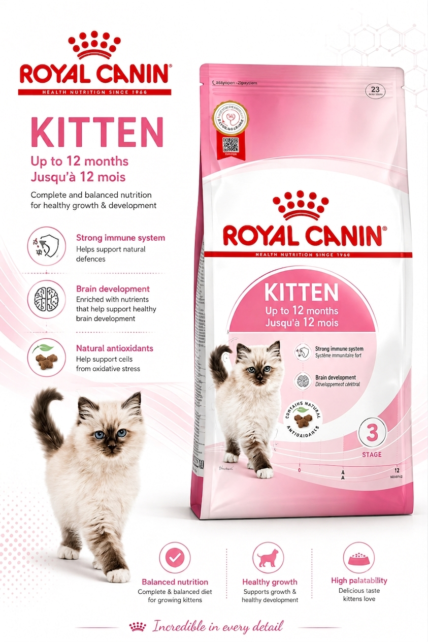 ROYAL CANIN KITTEN UP TO 12 MONTH