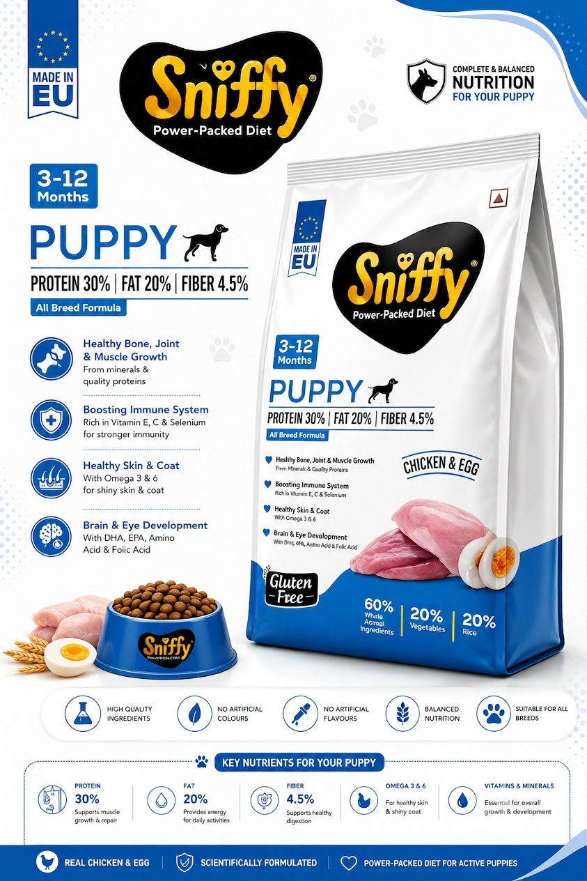 SNIFFY CHICKEN & EGG PUPPY
