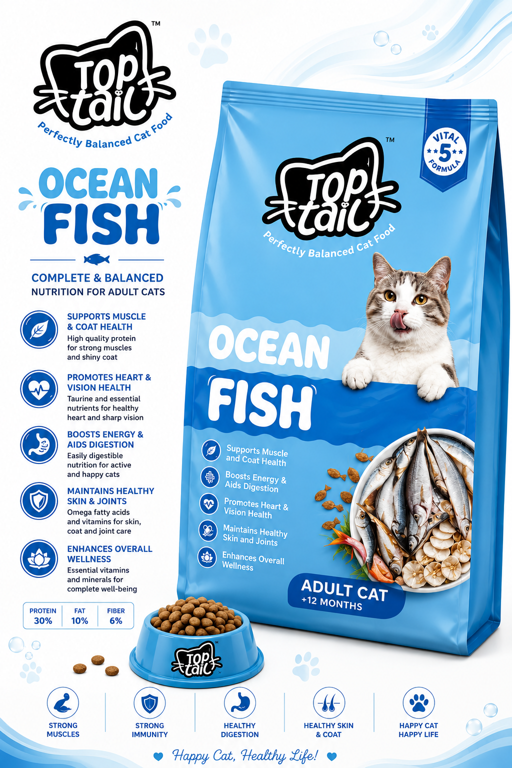 TOP&TAIL OCEAN FISH CAT
