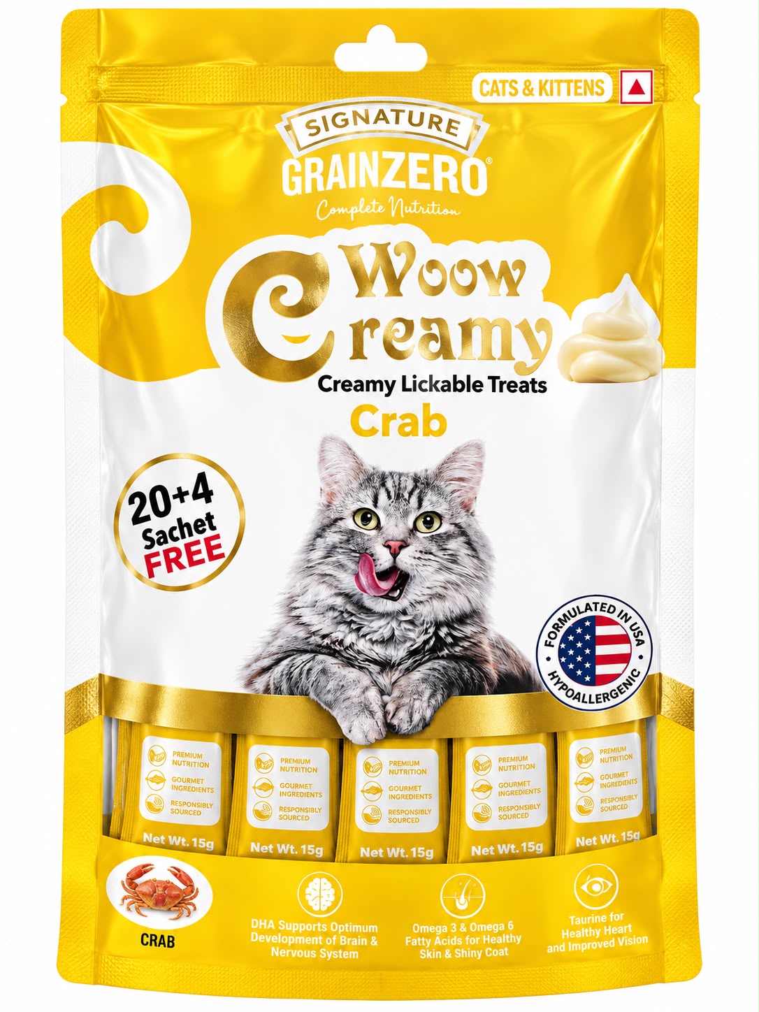 GRAIN ZERO CREAMY TREATS CRAB 24PIC