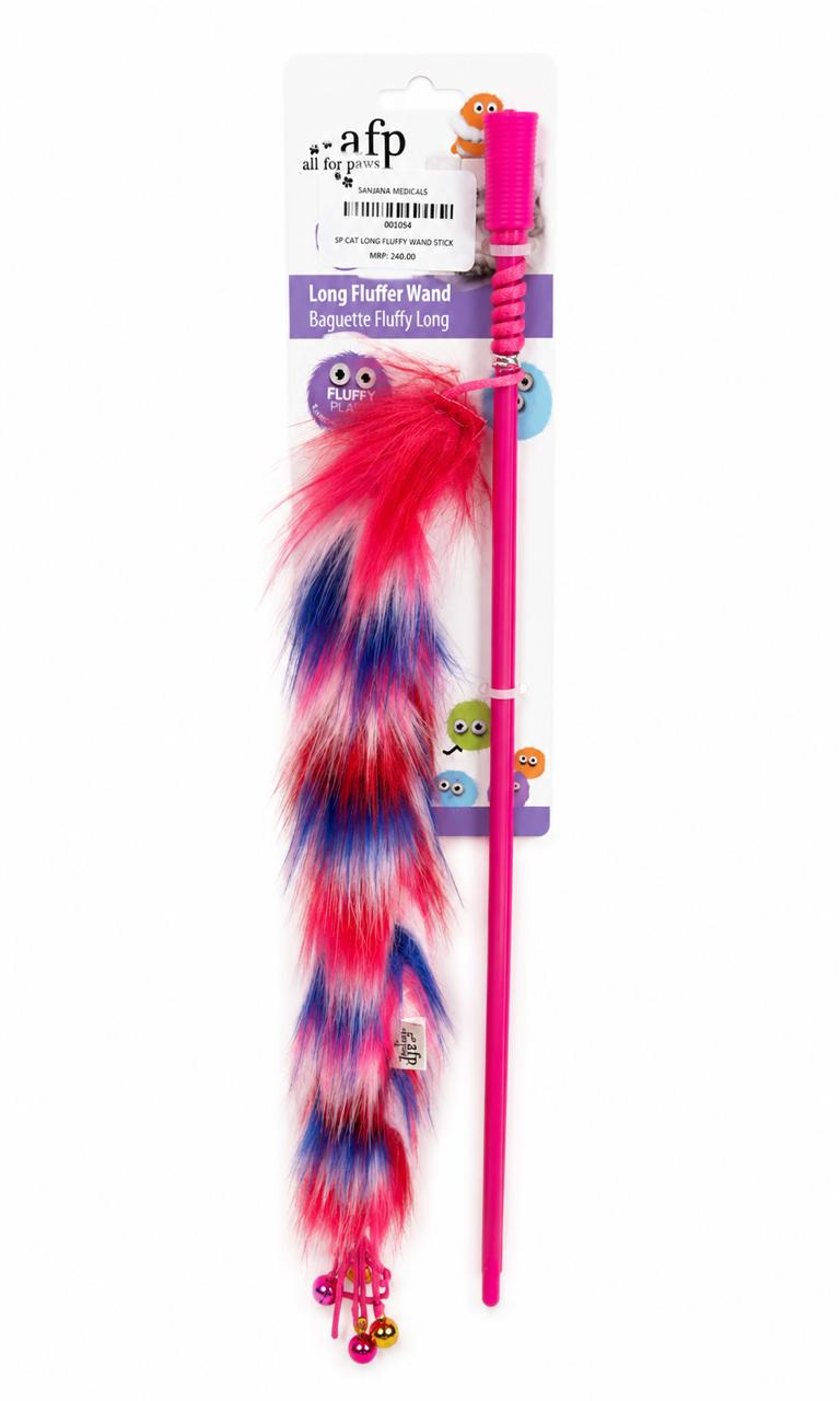 LONG FLUFF WAND STICK CAT