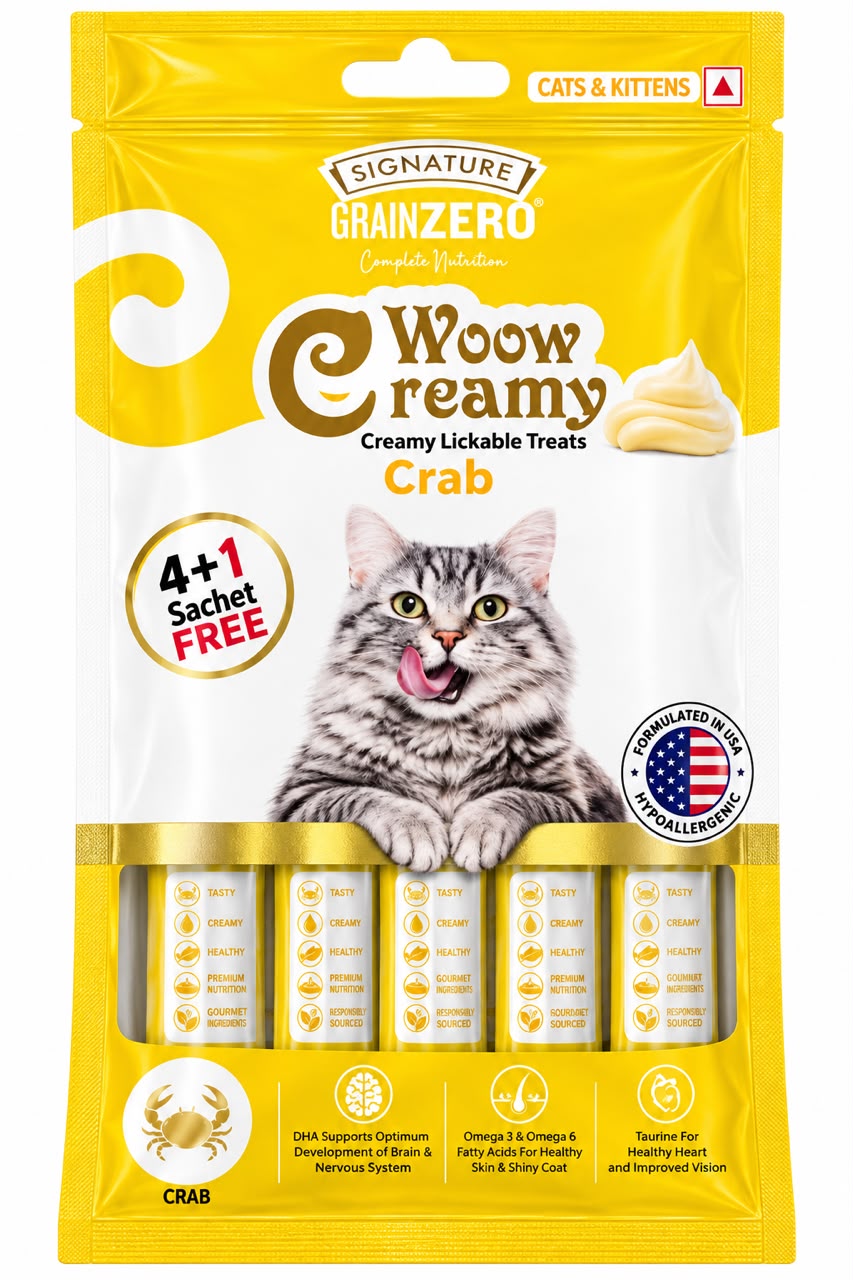 GRAIN ZERO CREAMY TREATS CRAB 75GM