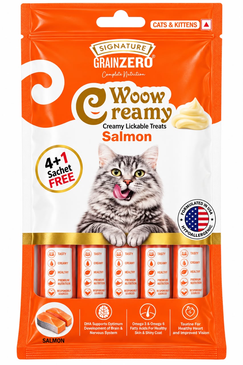 GRAIN ZERO CREAMY TREATS SALMON 75 GM