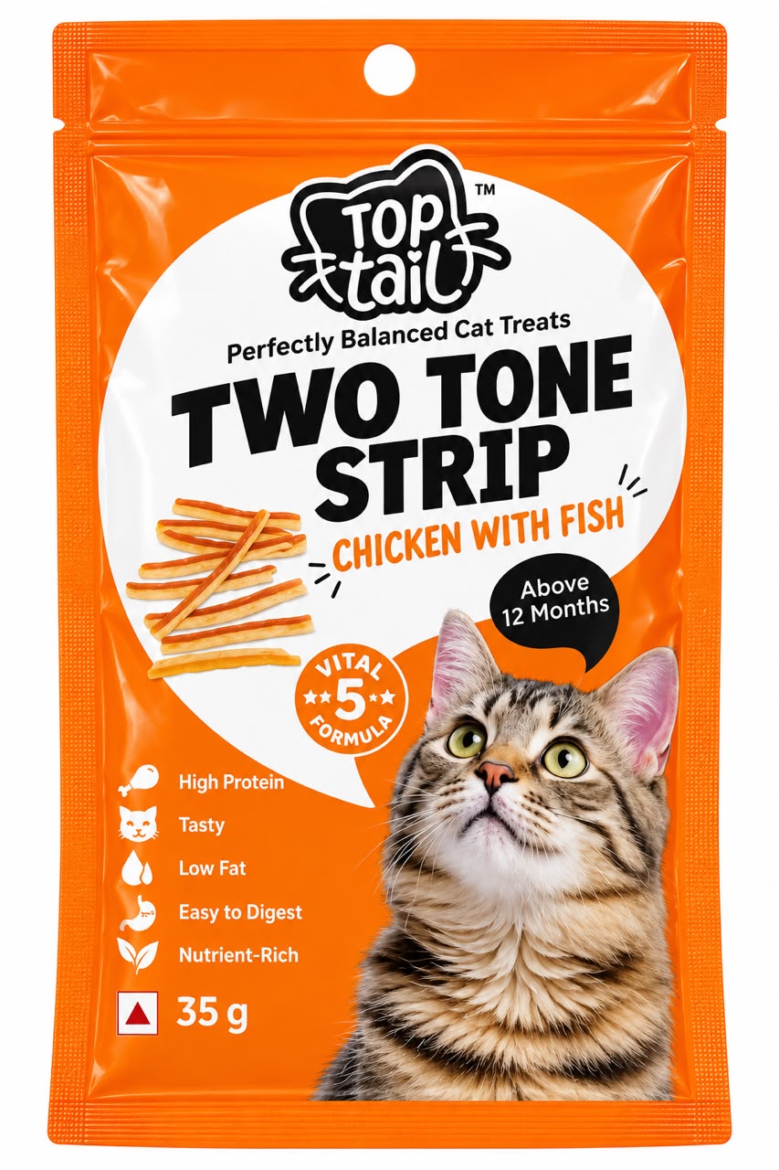 CAT TREAT TWO TONE STRIP FLV 35 GM
