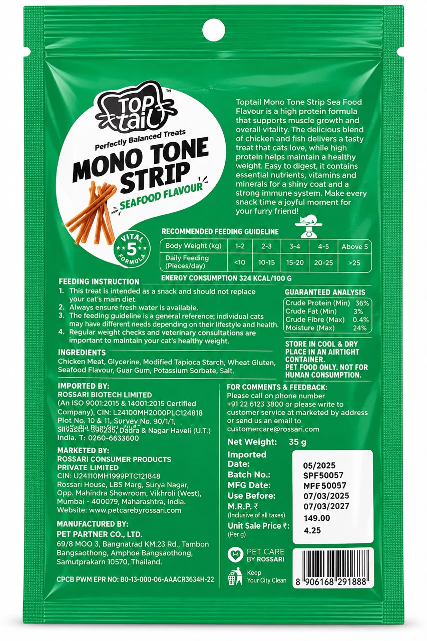 CAT TREAT  MONO TONE 35 GM