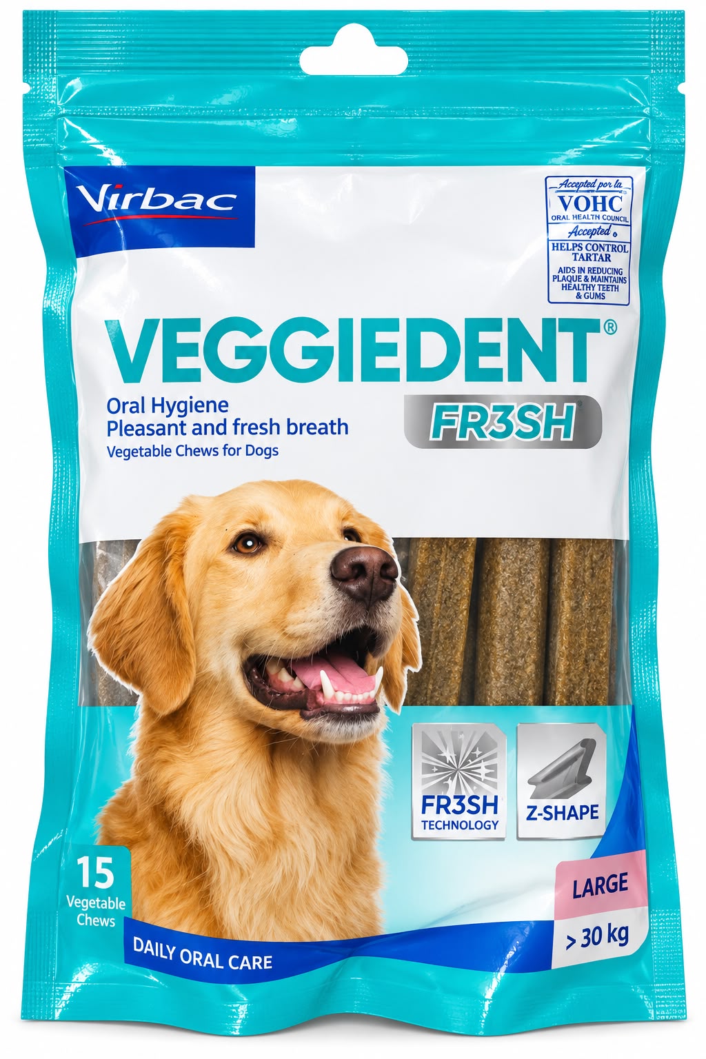 VEGGIEDENT FRESH DENTAL STICKS L 490GM