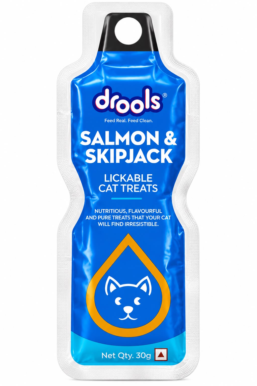 DROOLS CREAMY SALMON & SKIPJACK 30GM