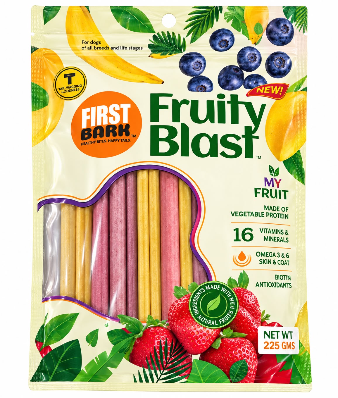 GOODIES FRUITY BLAST 225 GM
