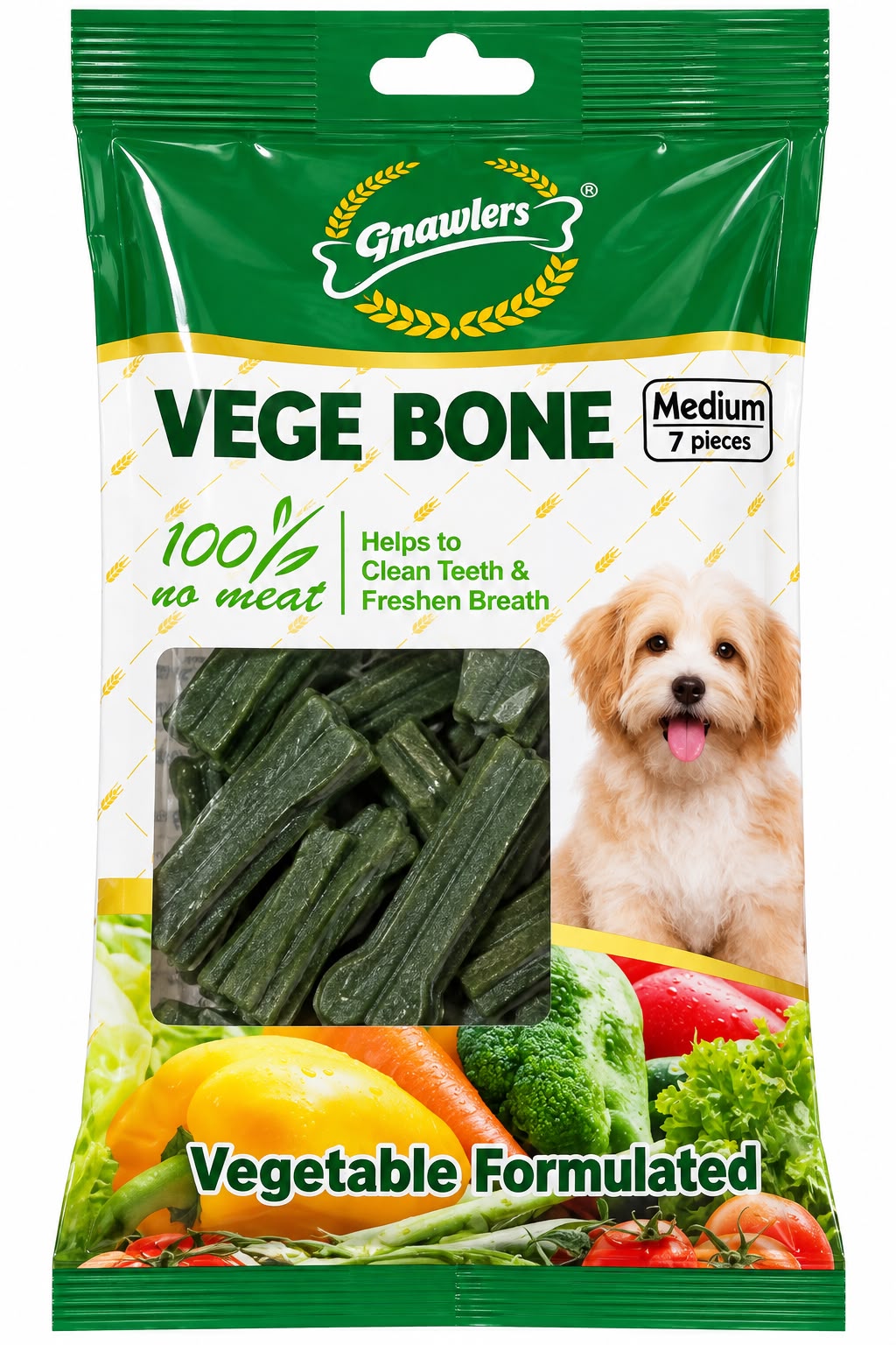 GRAWLERS VEG BONE 60G
