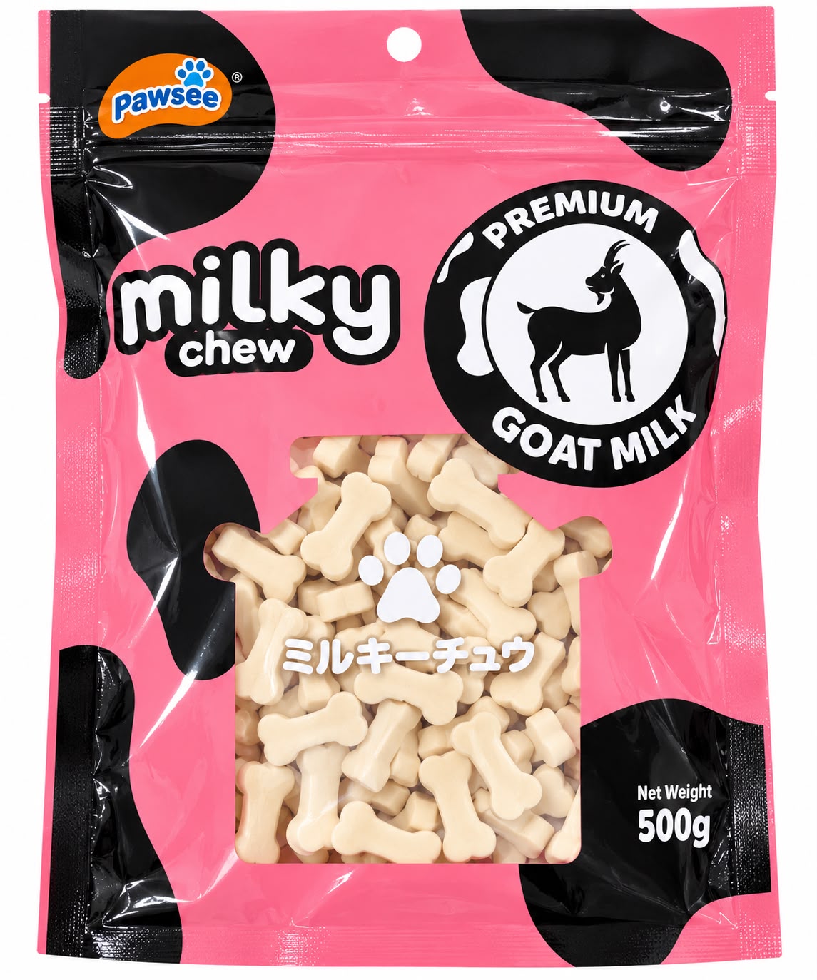 NOVEE MILKY CHEW GOAT MILK BONE 500GM