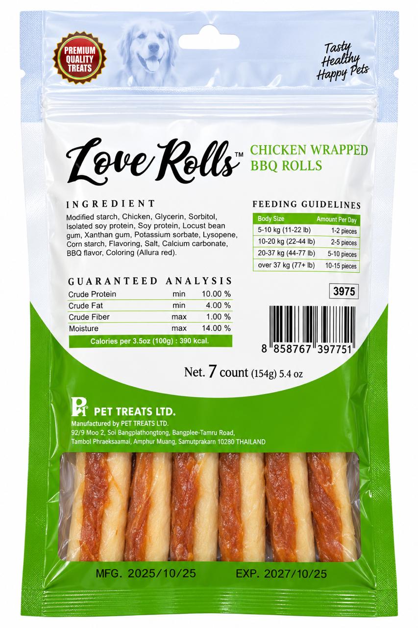 LOVE ROLL 7 PC\154GM