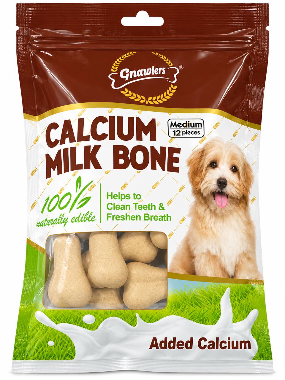 GNAWLERS CALIUM BONE 12 IN 1\270GM