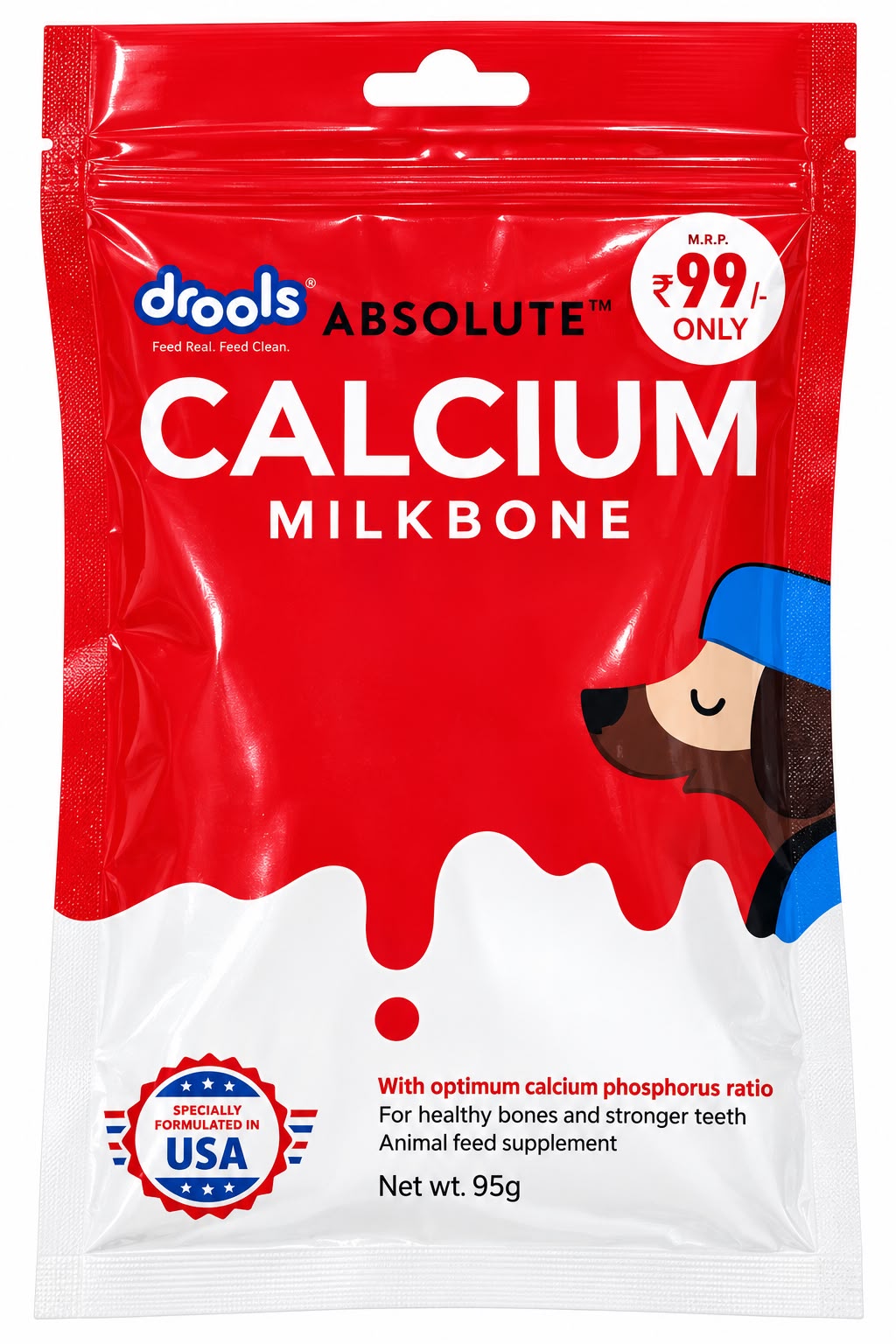 ABSOLUTE CALCIUM BONE 10 PCS\95GM