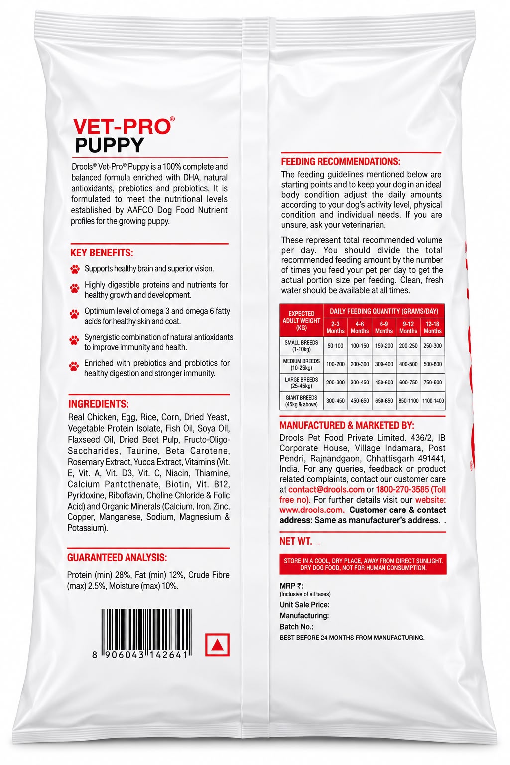 VET PRO PUPPY FOR ALL BREED