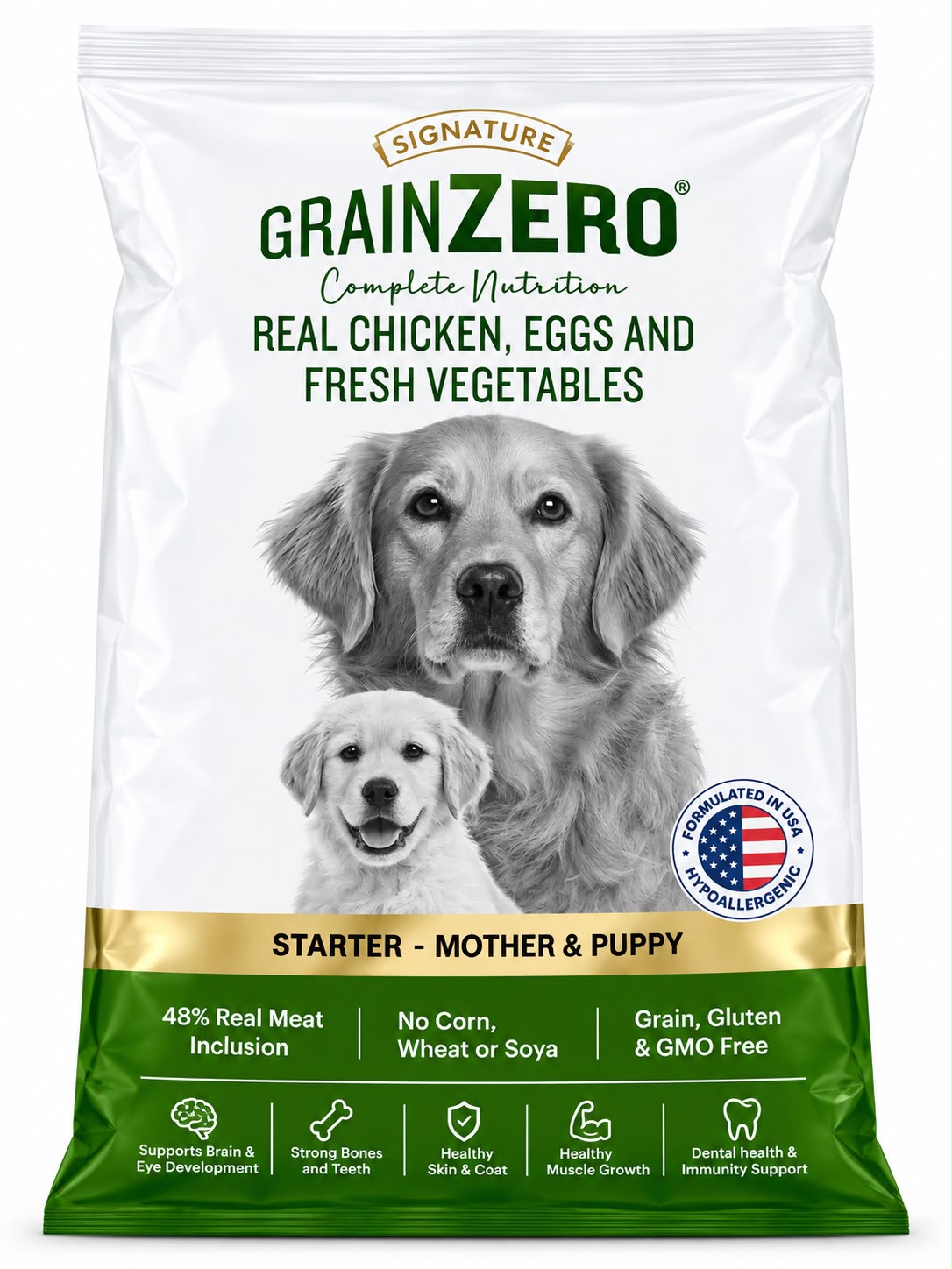GRAINZERO STARTER FOR BELOW 4 MONTH DOGS