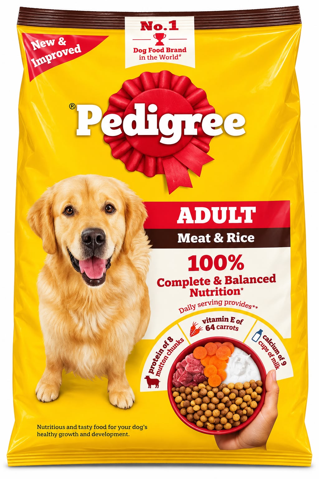 PEDIGREE MEAT & RICE ADULT