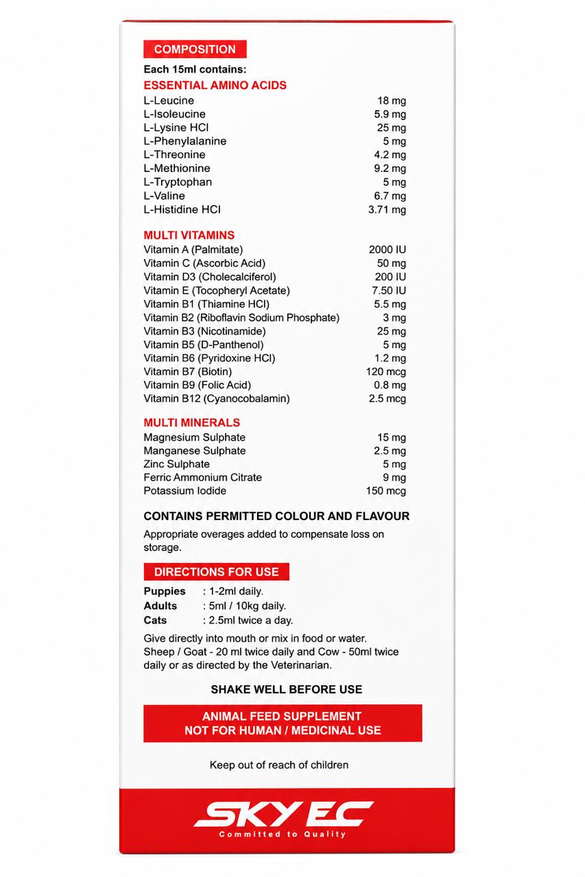 SKYEC PETUP PRO MULTIVITAMIN 500ML