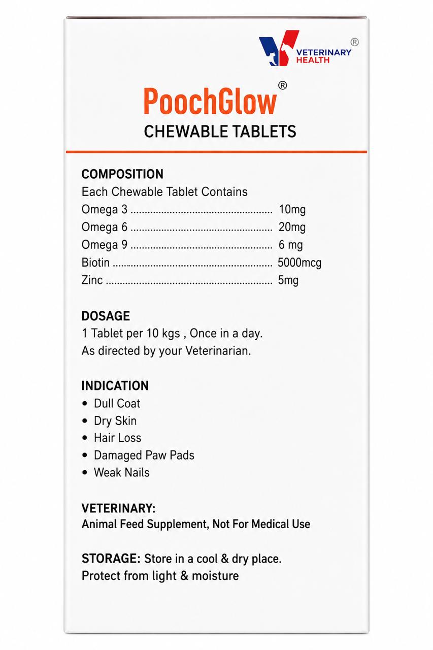 POOCHGLOW CHEWABLE TAB 30TB