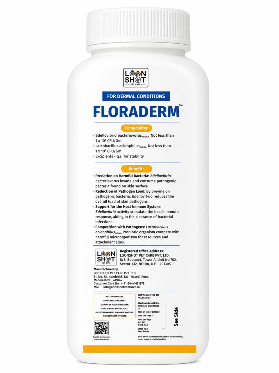 FLORADERM POWDER 100GM