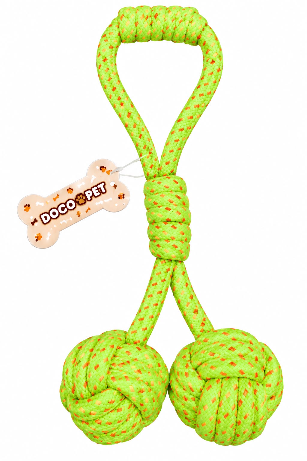 SQ HANDLE KNOT 2 BALL TOY