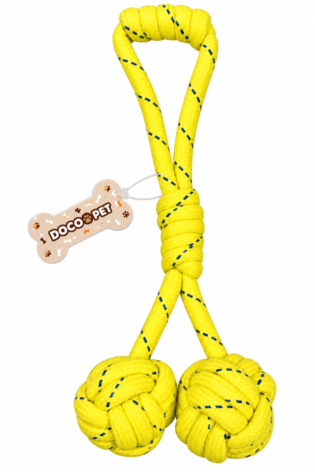 SQ HANDLE KNOT 2 BALL TOY