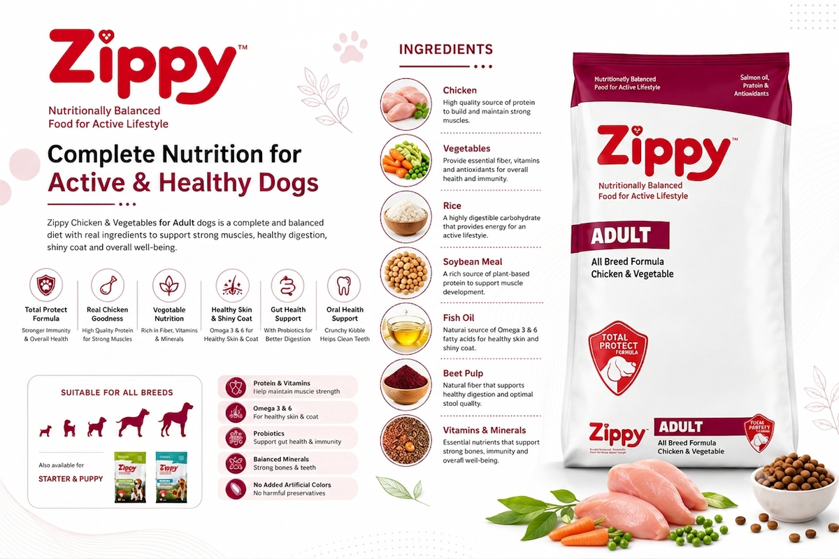 ZIPPY CHICKEN & VEGETABLE ADULT