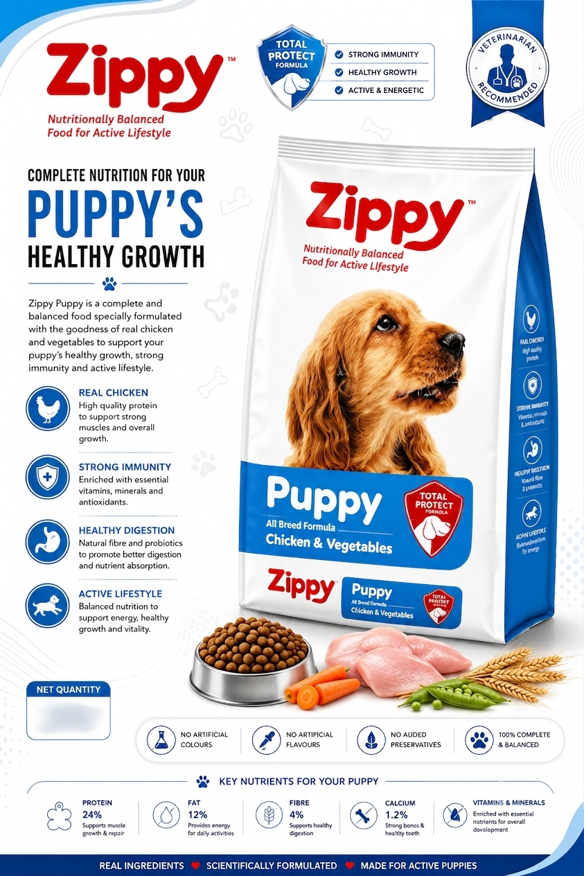 ZIPPY CHICKEN & VEGETABLE PUPPY